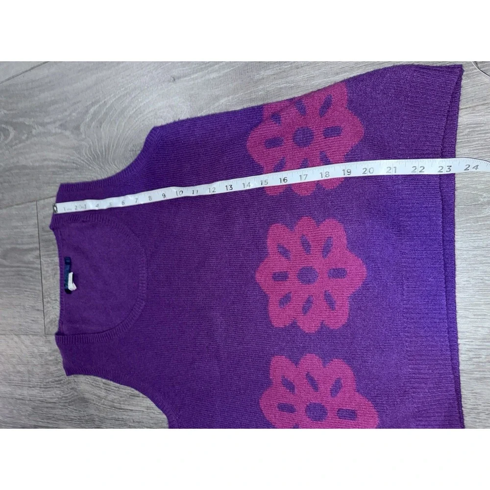 Women's Boden Wool Sweater Vest Purple Size‎ 16